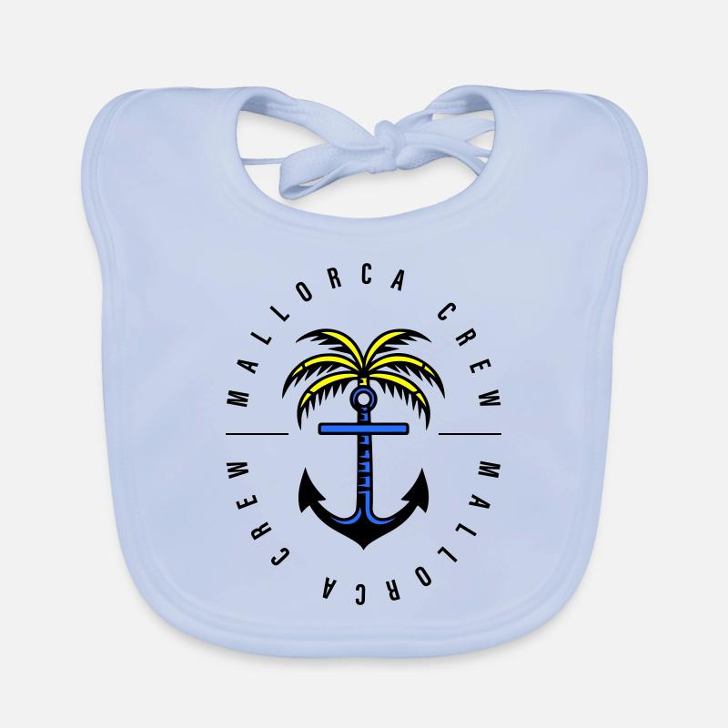 Mallorca Crew Anchor Palm Bavoir bio Bébé