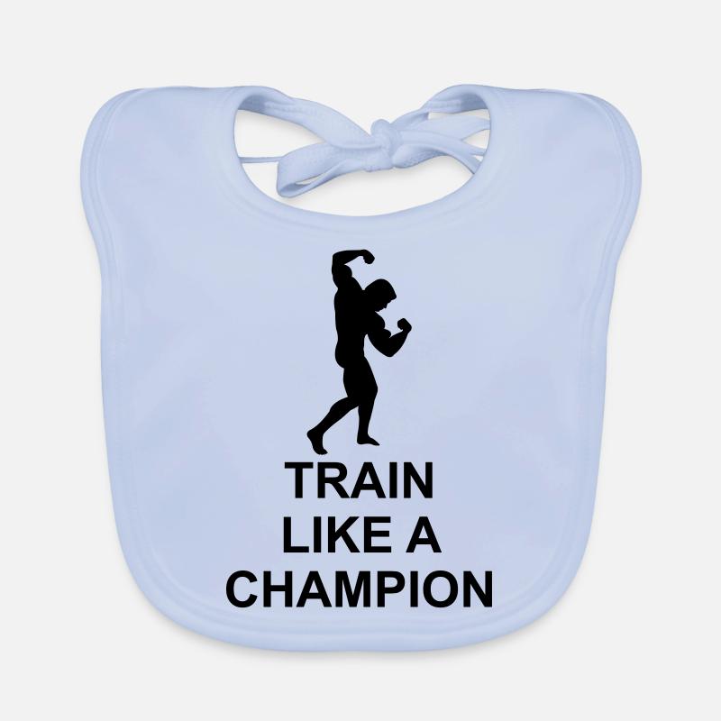 Train like a Champion Organic Baby Bibs