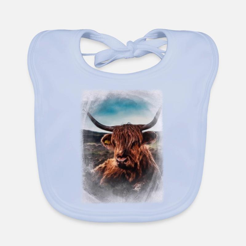 beef Organic Baby Bibs