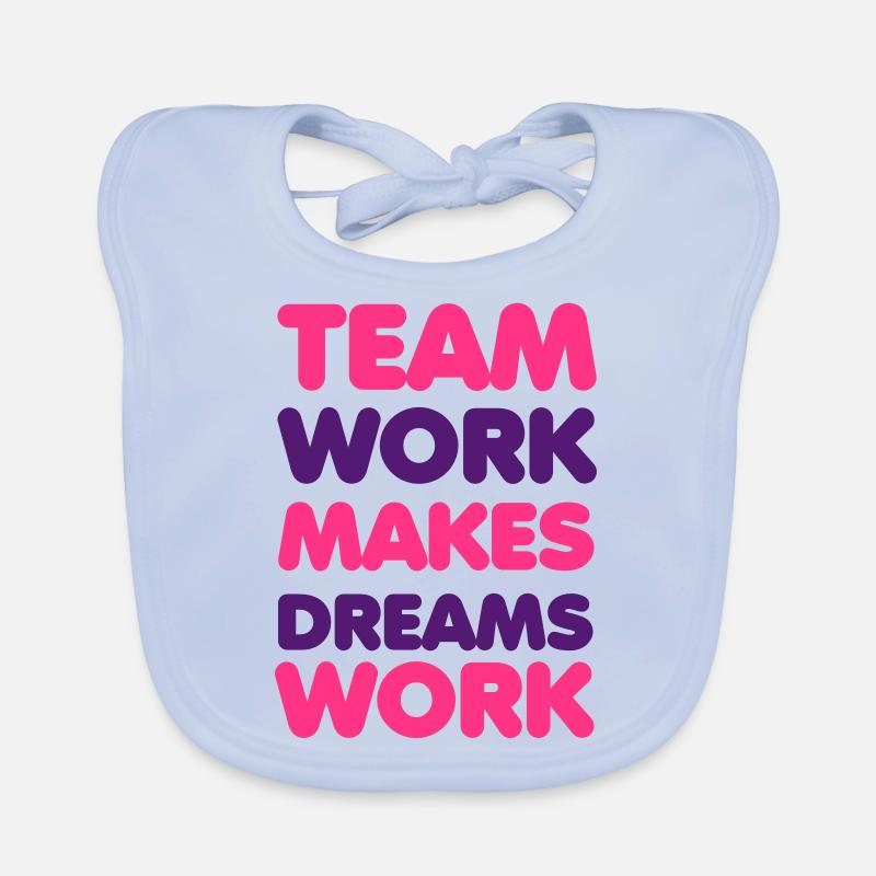 Team Work Baby Bio-Lätzchen