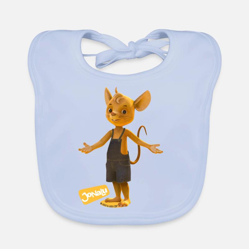 JoNaLu Mouse Jo Organic Baby Bibs