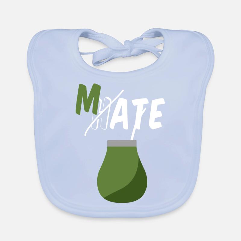 Don't hate, drink Mate Organic Baby Bibs