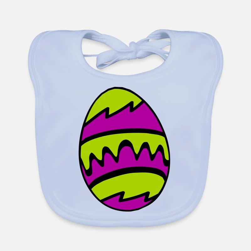 Easter egg Organic Baby Bibs