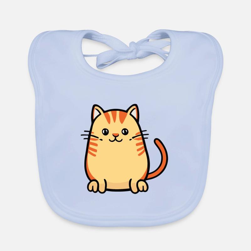 Just cute kitten Organic Baby Bibs