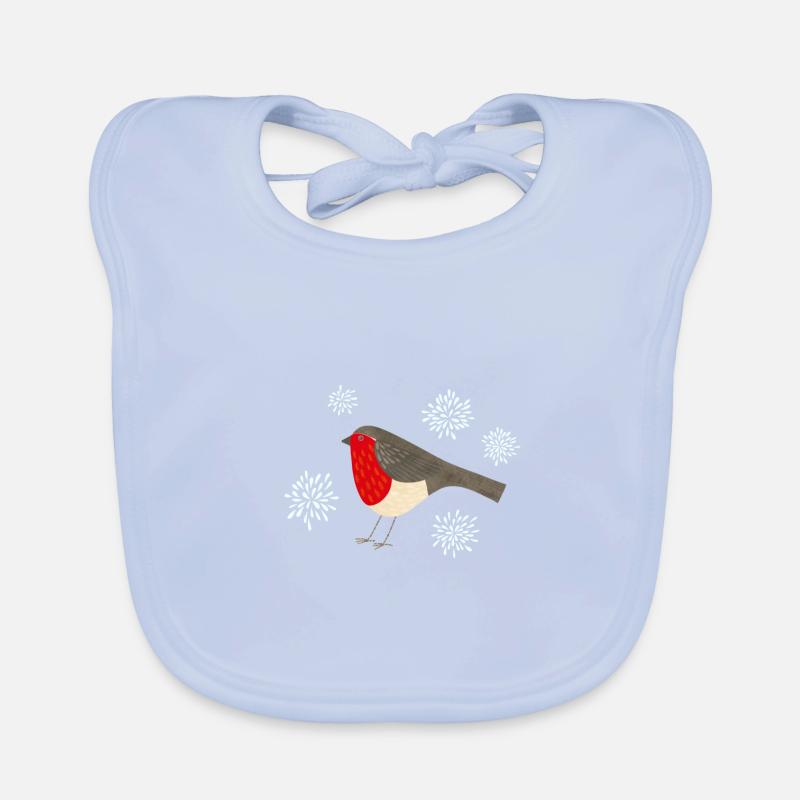 Robin Organic Baby Bibs