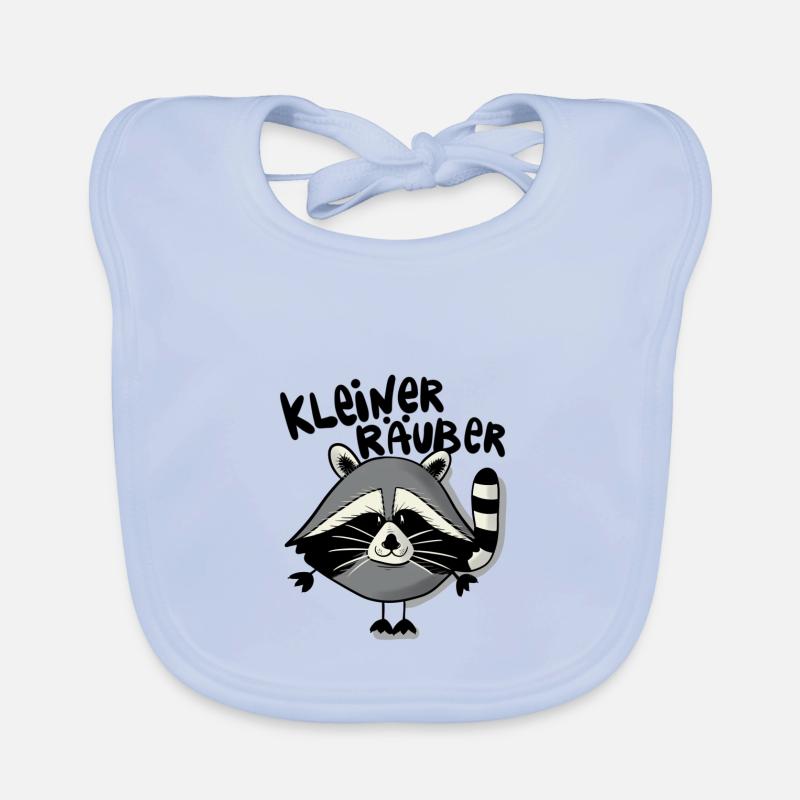 Waschbär Räuber Baby Bio-Lätzchen