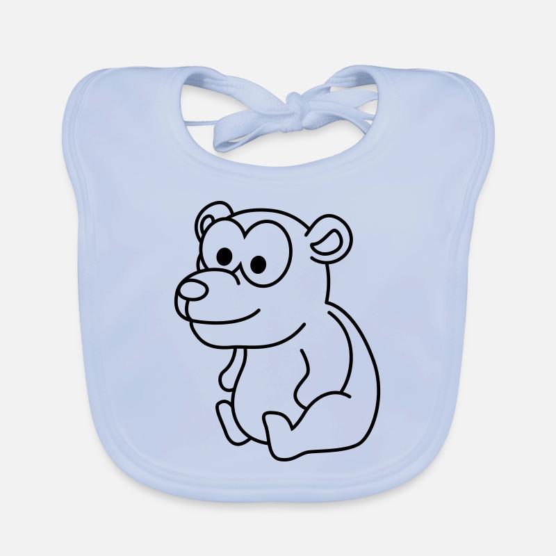 Bande dessinée Bear Bavoir bio Bébé