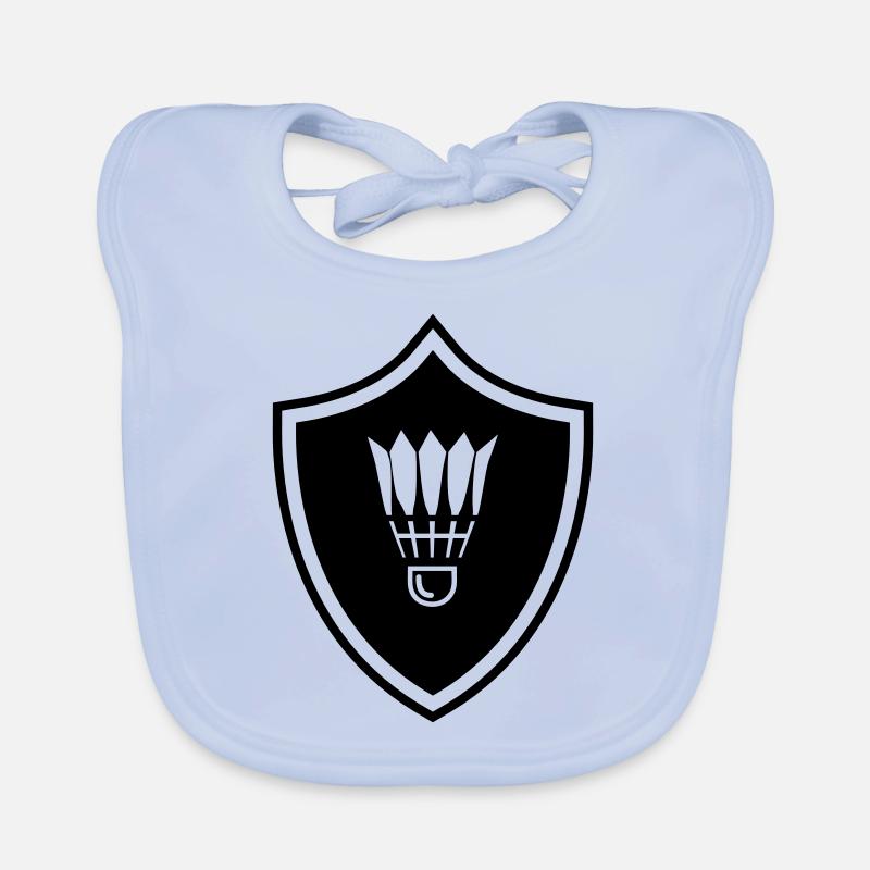 Armoiries du badminton Bavoir bio Bébé