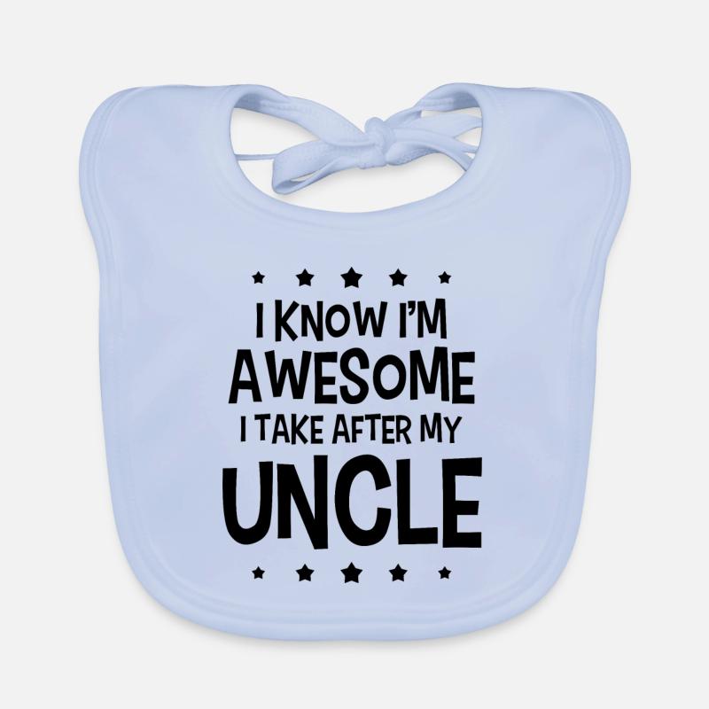 Baby Uncle Uncle Nephew Nephew Gift Organic Baby Bibs