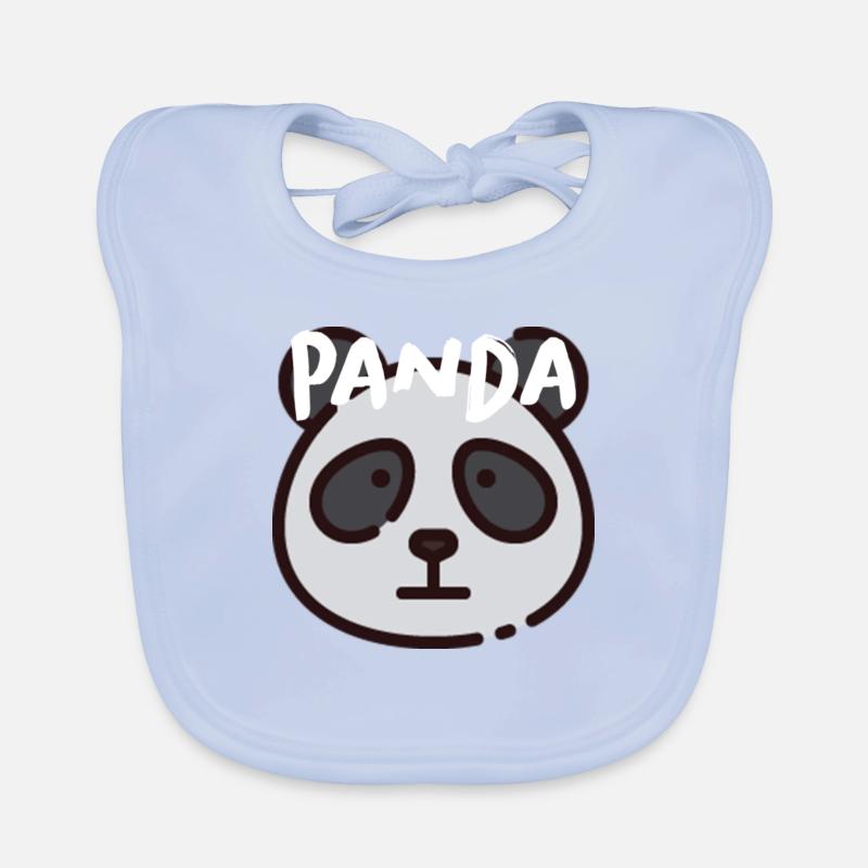 panda Organic Baby Bibs