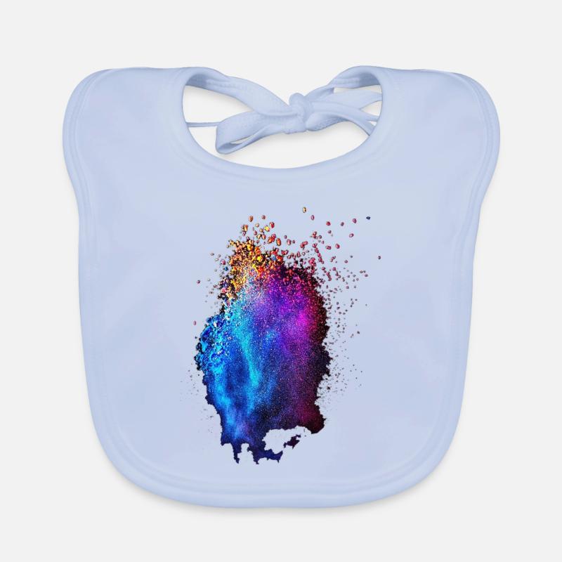 tache couleur Bavoir bio Bébé