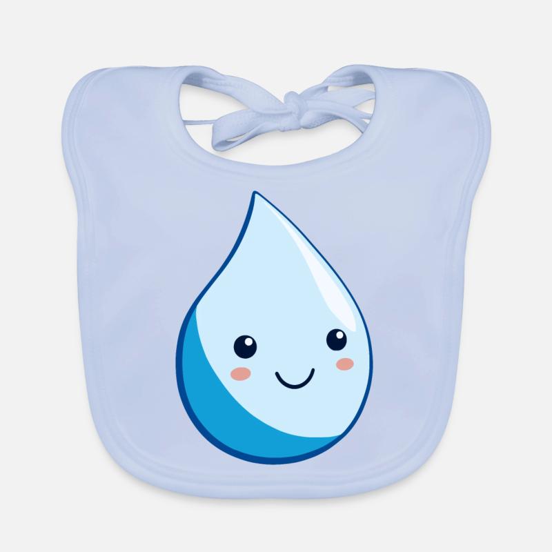 Waterdrop Organic Baby Bibs