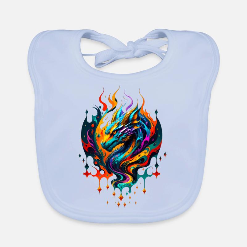 Drachen Baby Bio-Lätzchen