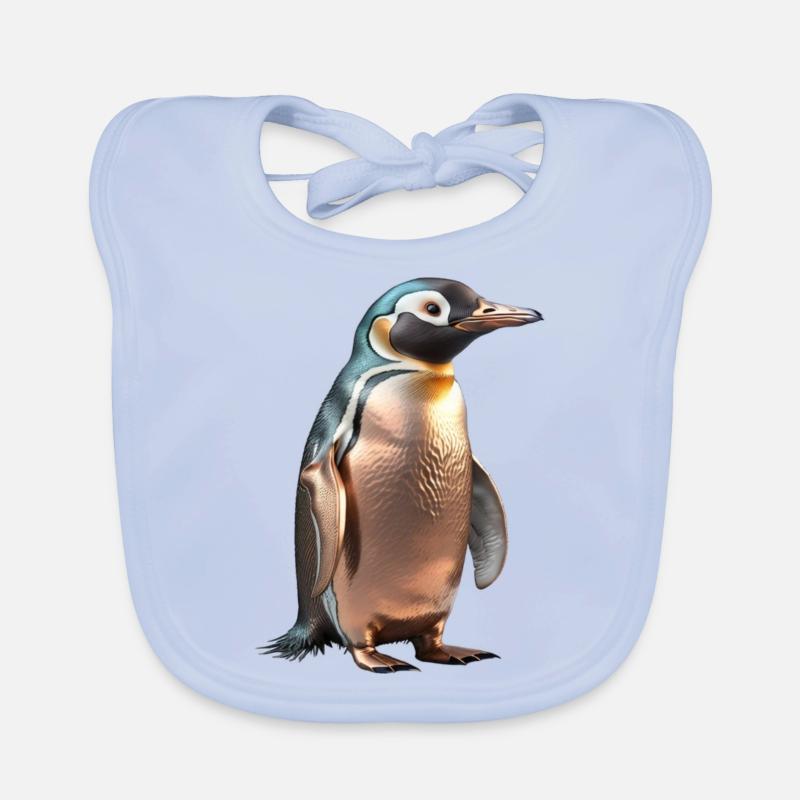 Le Pingouin de bronze Bavoir bio Bébé