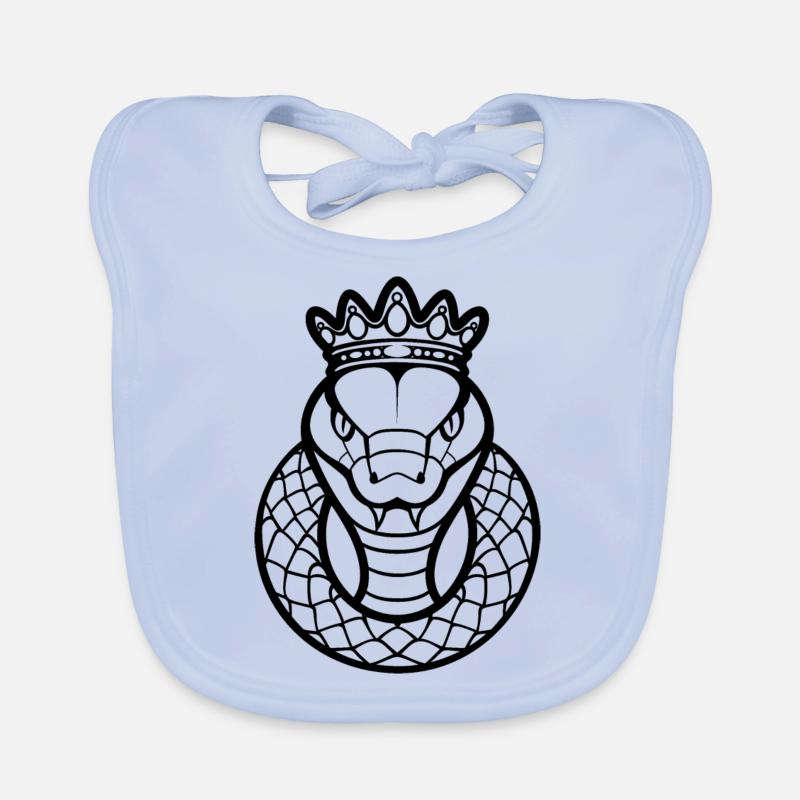 Noble Majesté du Serpent Bavoir bio Bébé