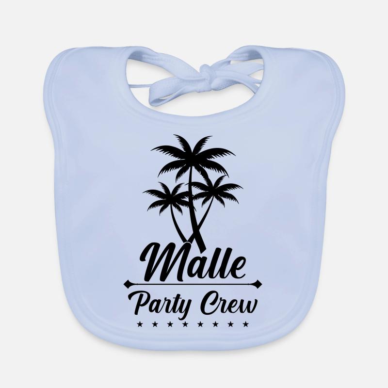 Malle Party Crew Bavoir bio Bébé