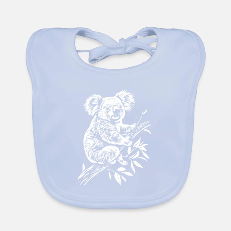 Koala Minimal Organic Baby Bibs