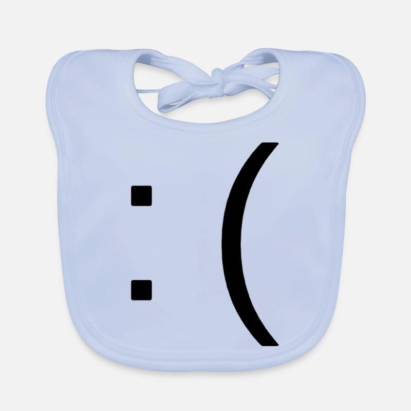 Sad Organic Baby Bibs