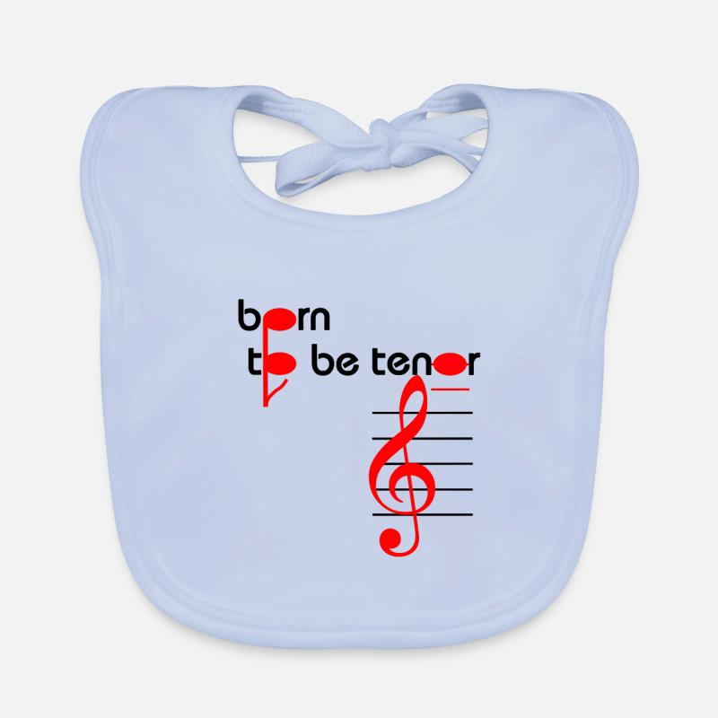 born to be tenor choir singers vocal range sing Organic Baby Bibs