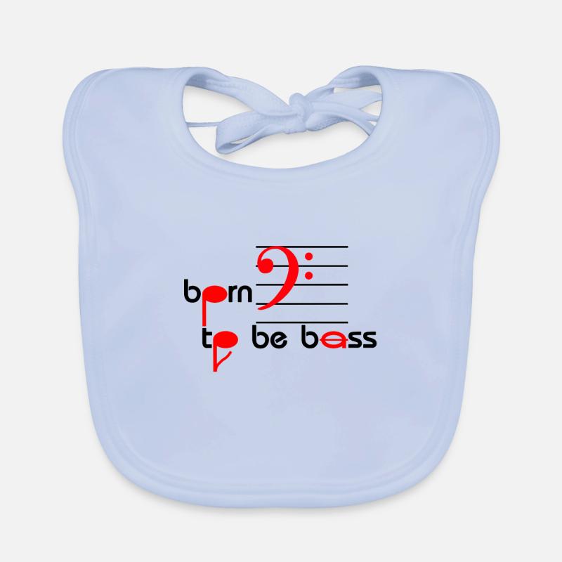 born to be bas chœur chanteurs voix Bavoir bio Bébé