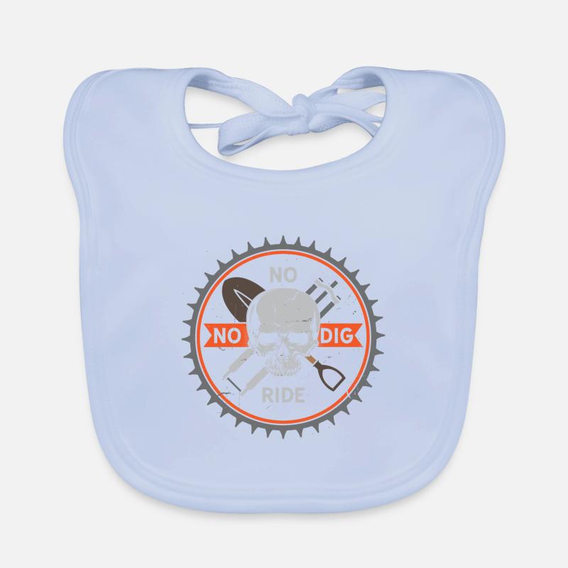 No Dig No Ride Bavoir bio Bébé