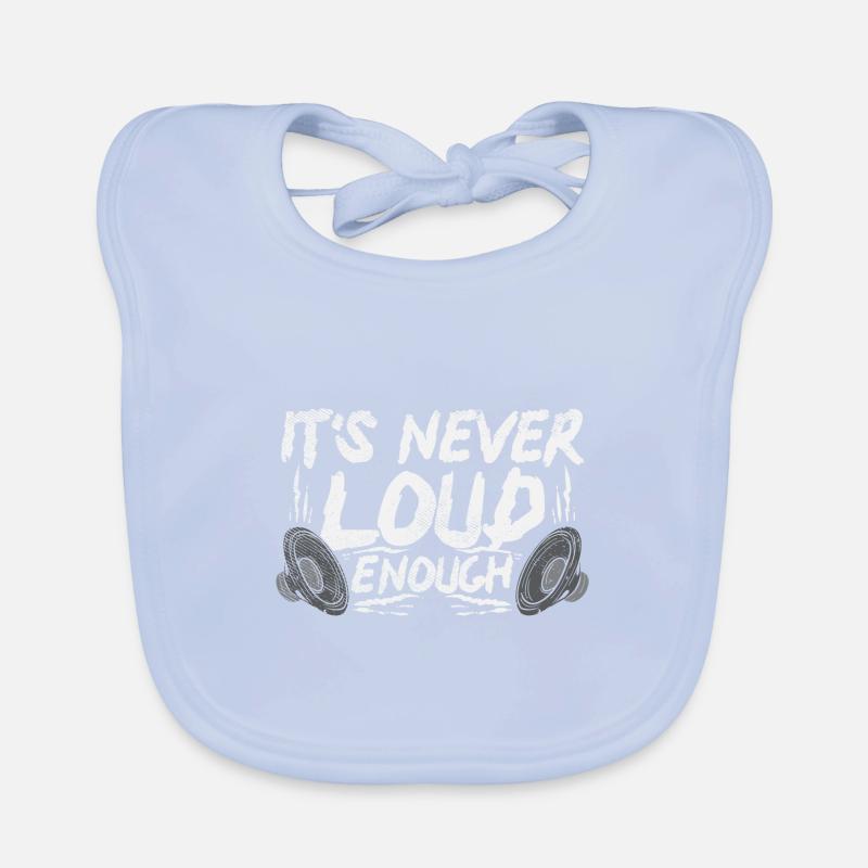It's Never Loud Enough Baby Bio-Lätzchen