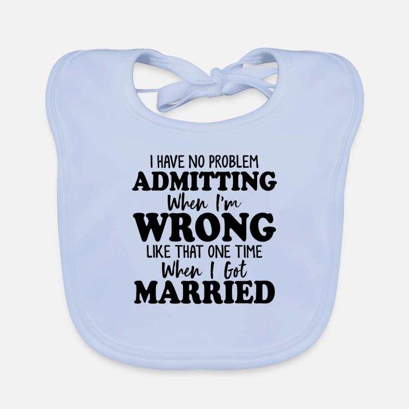 Glückliche Scheidung Ehe Trennung Scheidung Baby Bio-Lätzchen