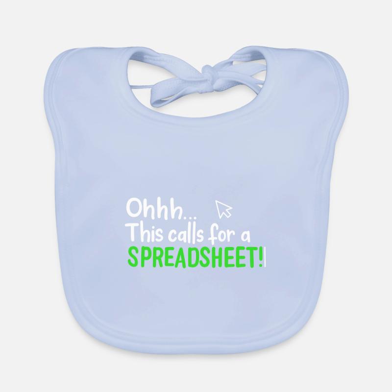 Ohhh This Calls For A Spreadsheet Bavoir bio Bébé