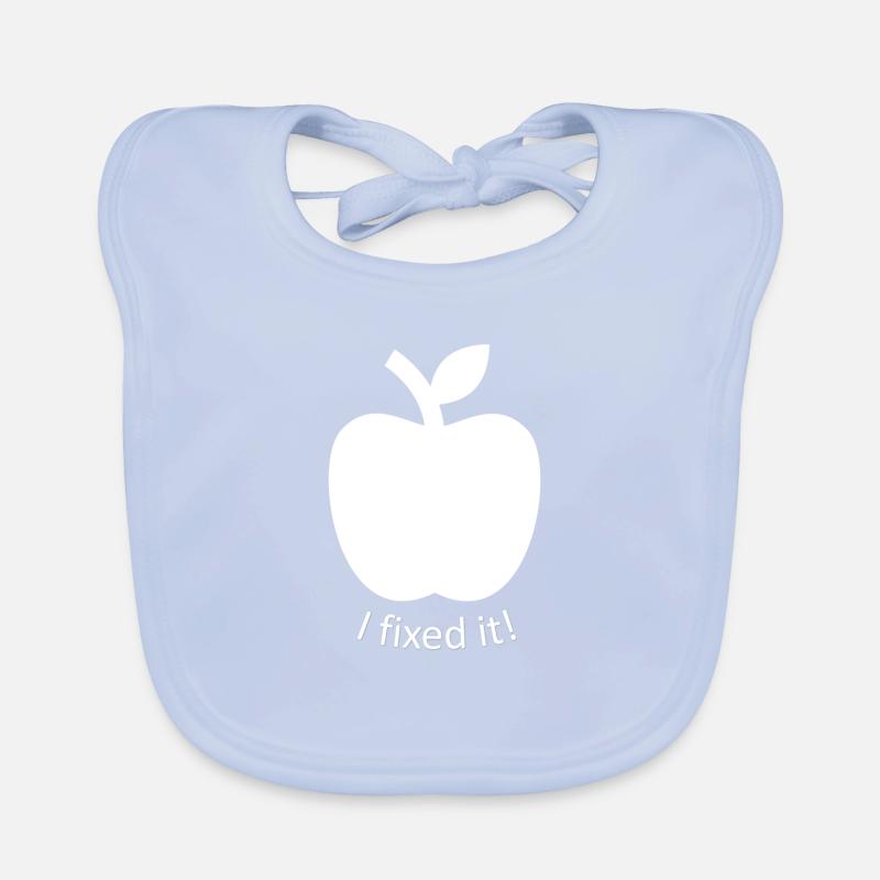 I fixed it Apple, lustiges Design Baby Bio-Lätzchen