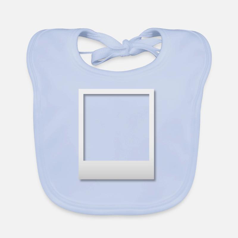 frame with shadow Organic Baby Bibs