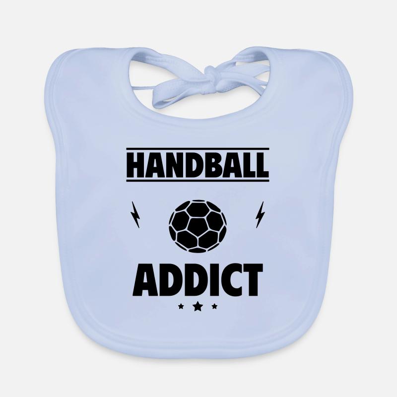 Handball addicted Organic Baby Bibs