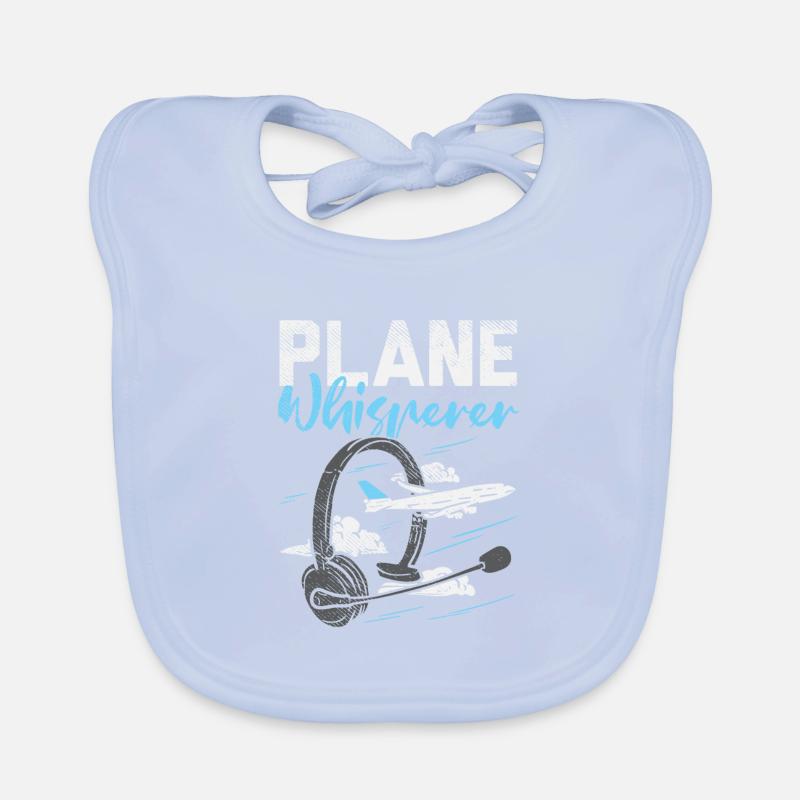 Plane Whisperer Baby Bio-Lätzchen