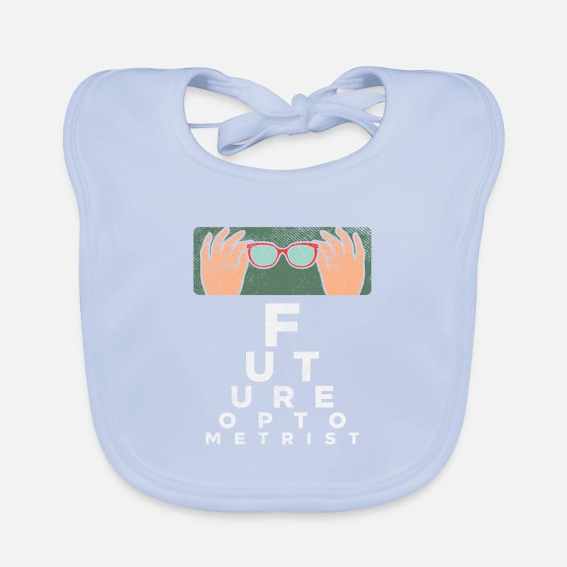 Future Optometrist Baby Bio-Lätzchen