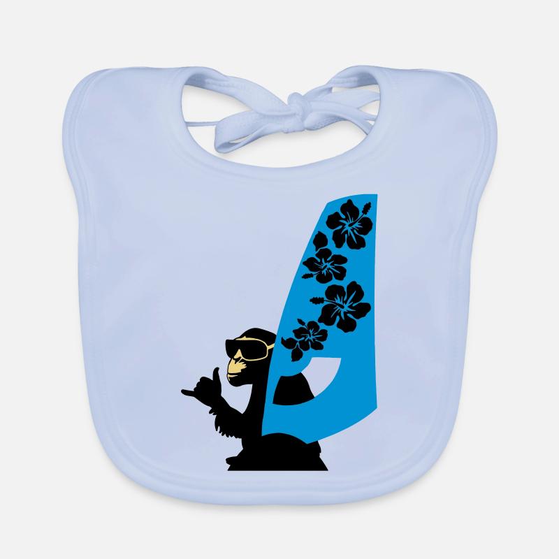 windsurfer Baby Bio-Lätzchen