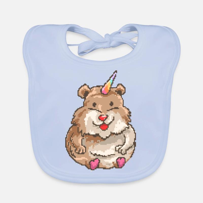 Licorne de hamster Bavoir bio Bébé