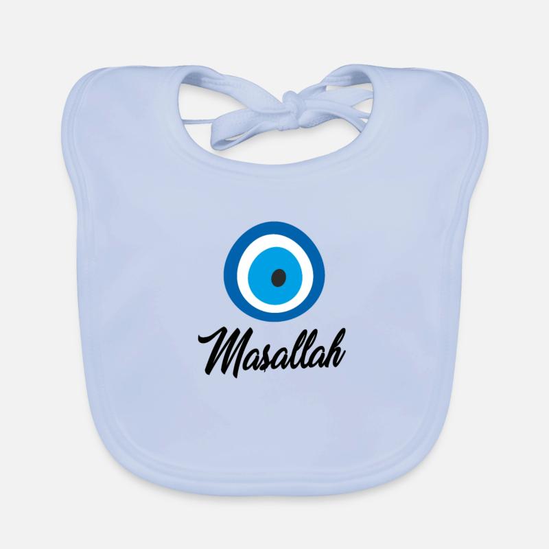 Türkisch Masallah Baby Bio-Lätzchen
