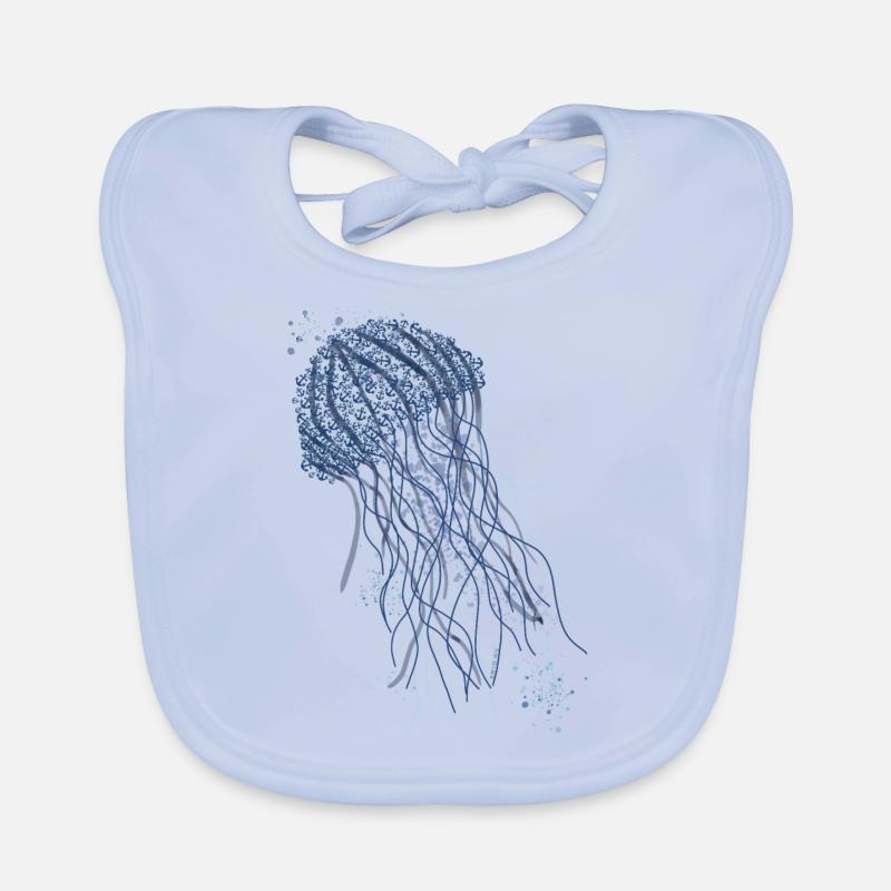 Anker Méduse Bavoir bio Bébé