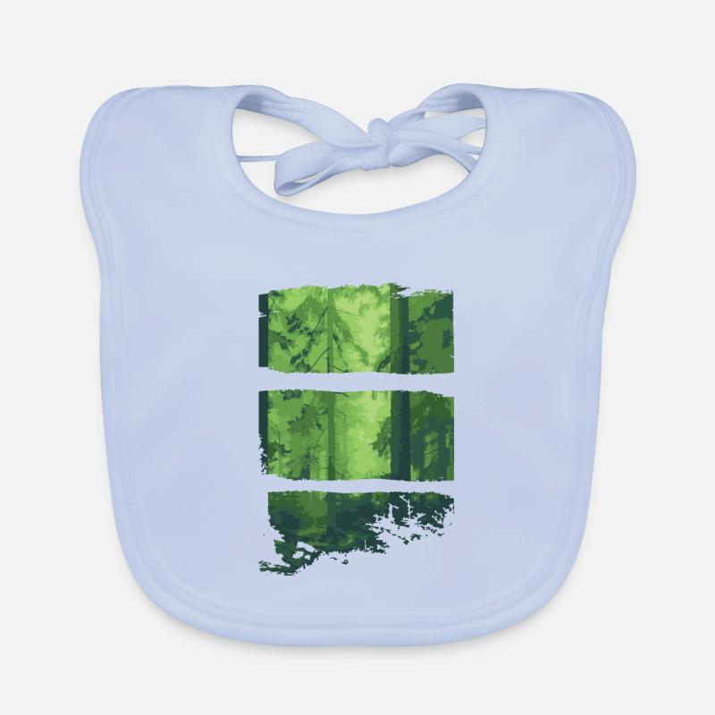 FORÊT Bavoir bio Bébé