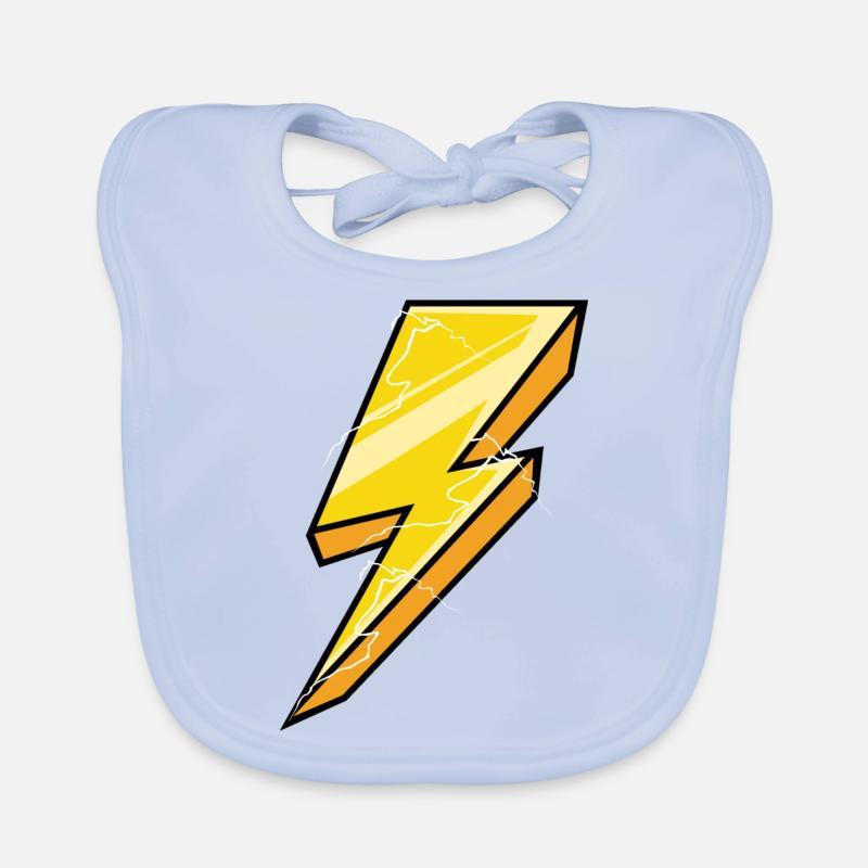 Flash de lumière Dessin animé Bavoir bio Bébé