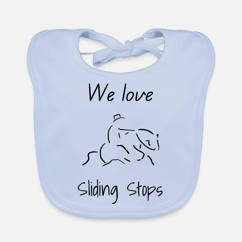 We love Sliding Stops Baby Bio-Lätzchen
