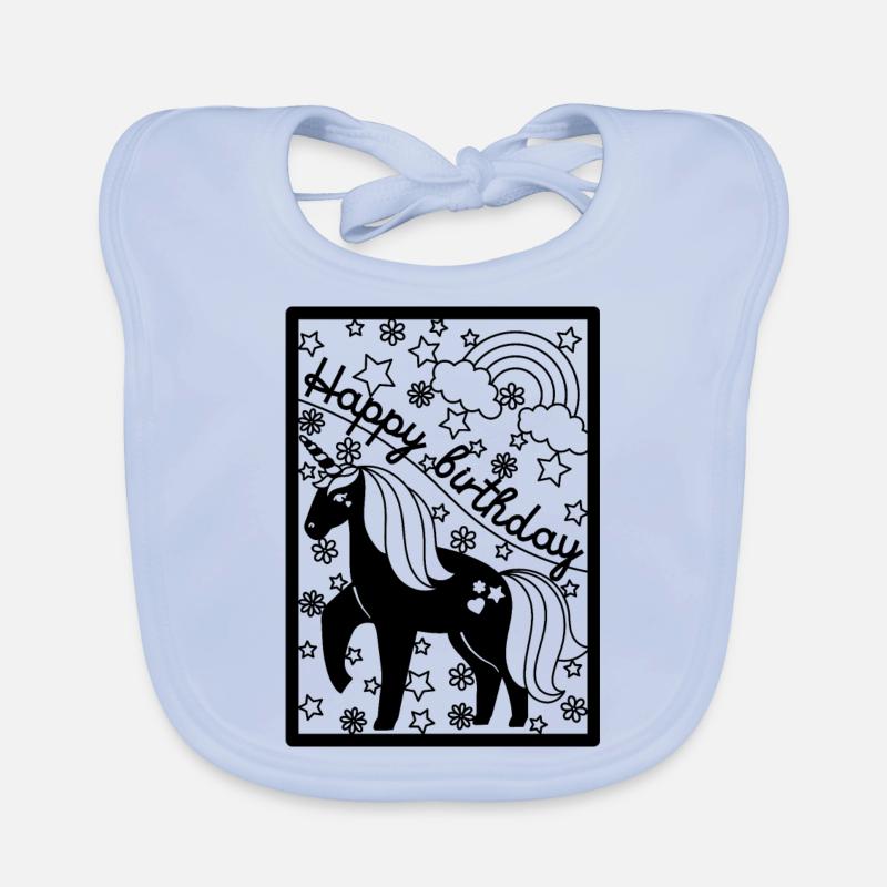 Birthday for children Organic Baby Bibs
