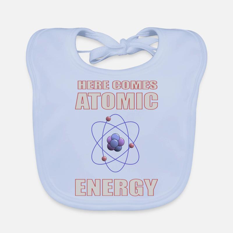 Atomic Energy Atom Organic Baby Bibs