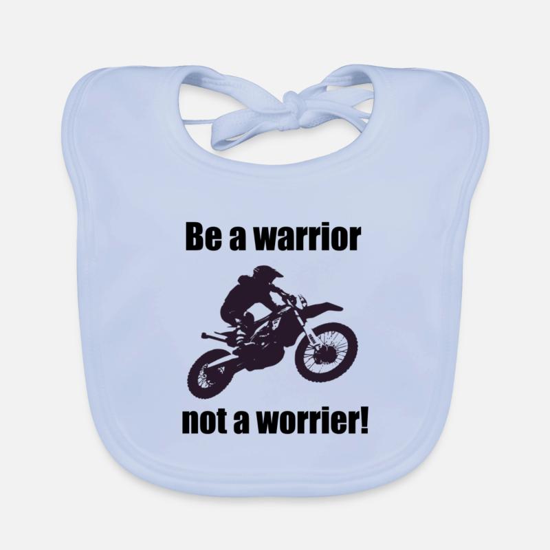 Be a warrior not a warrier! Baby Bio-Lätzchen