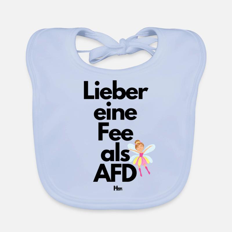 Lieber eine Fee als AFD Baby Bio-Lätzchen