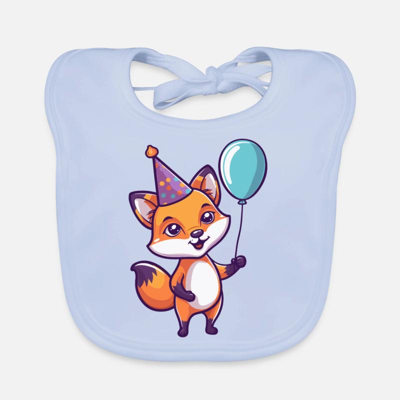 Fuchs Geburtstag Comic Baby Bio-Lätzchen