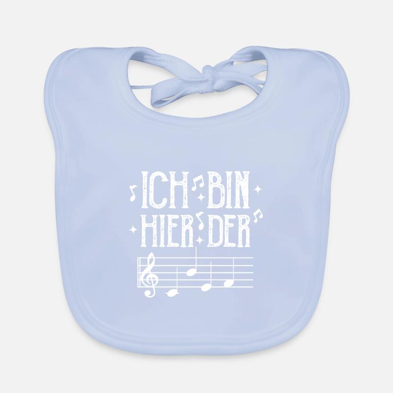 Ich Bin Hier Der Chef Chorleiter Geschenke Baby Bio-Lätzchen