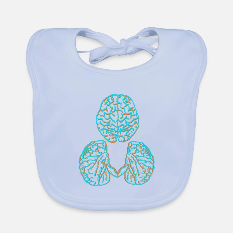 Brain Organic Baby Bibs