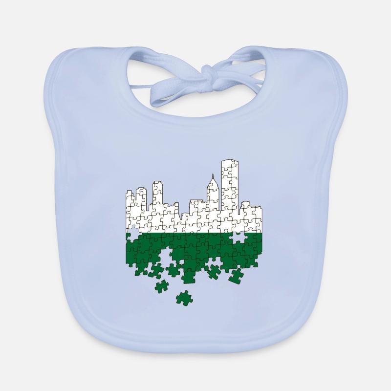 Saxe drapeau Drapeau Saxon Ossi Vacances SN Bavoir bio Bébé