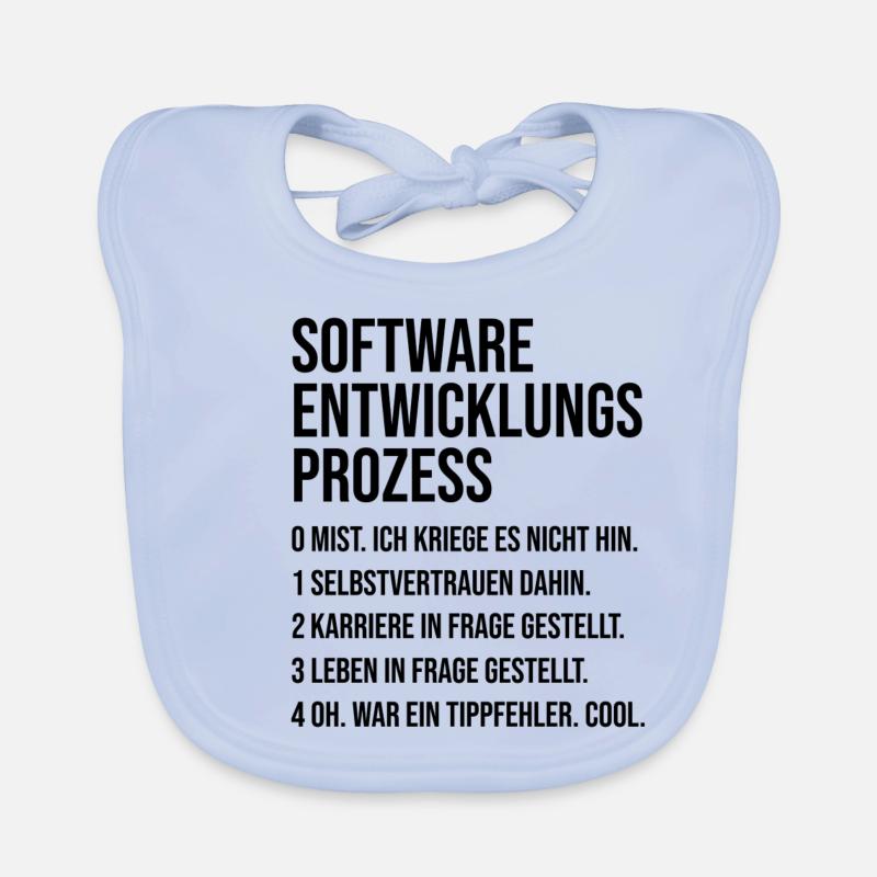 Nerd Geek Programmierer Baby Bio-Lätzchen