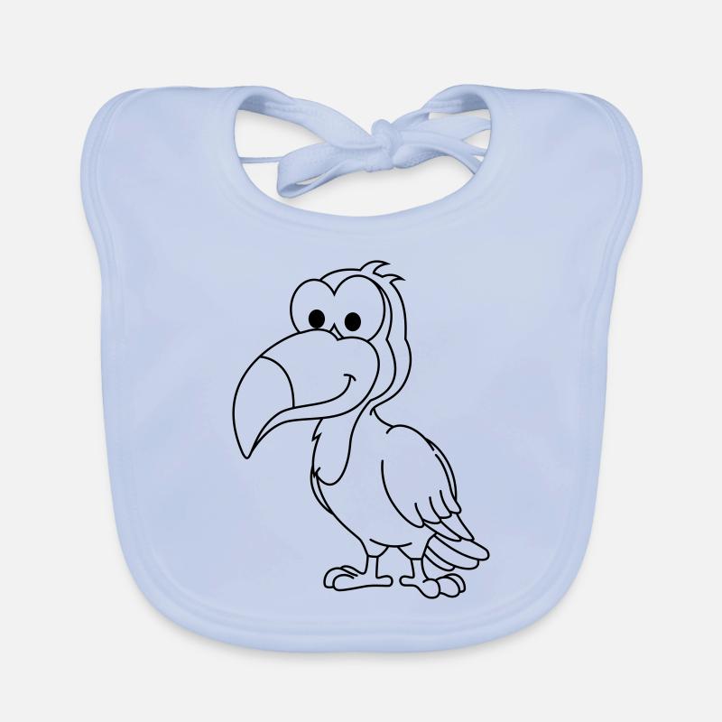 Tukan Comic Animal Bavoir bio Bébé